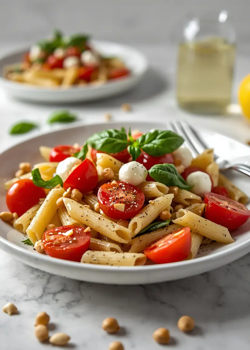 stunning caprese pasta salad summer ready to serve