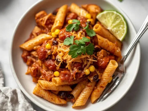 stunning chicken enchilada pasta summer