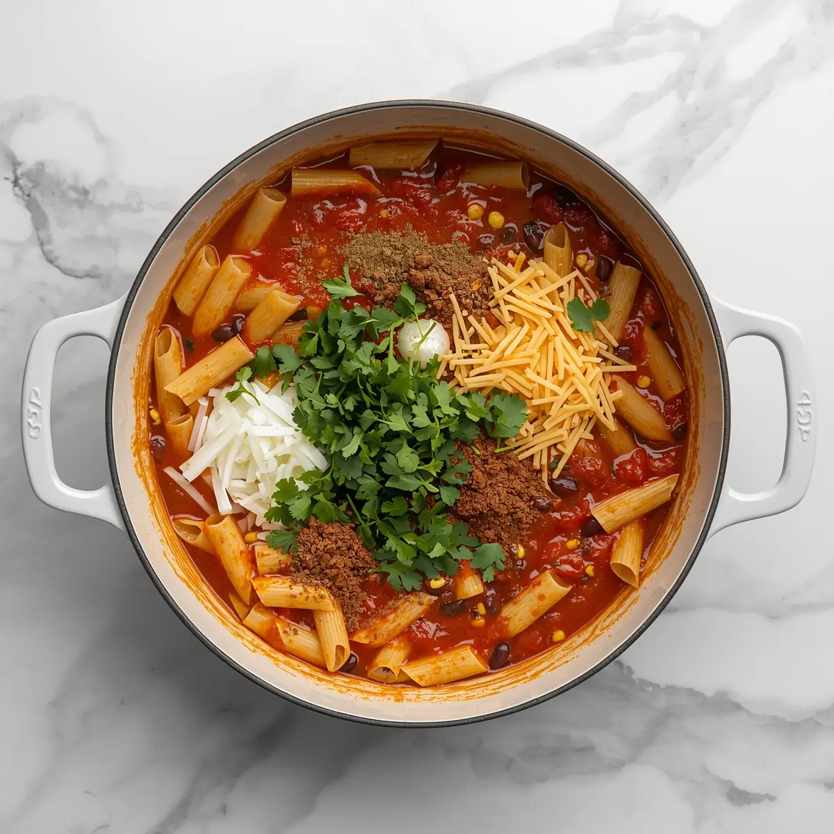 Cooking instructions for stunning chicken enchilada pasta summer