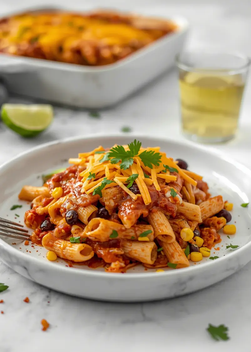 stunning chicken enchilada pasta summer ready to serve