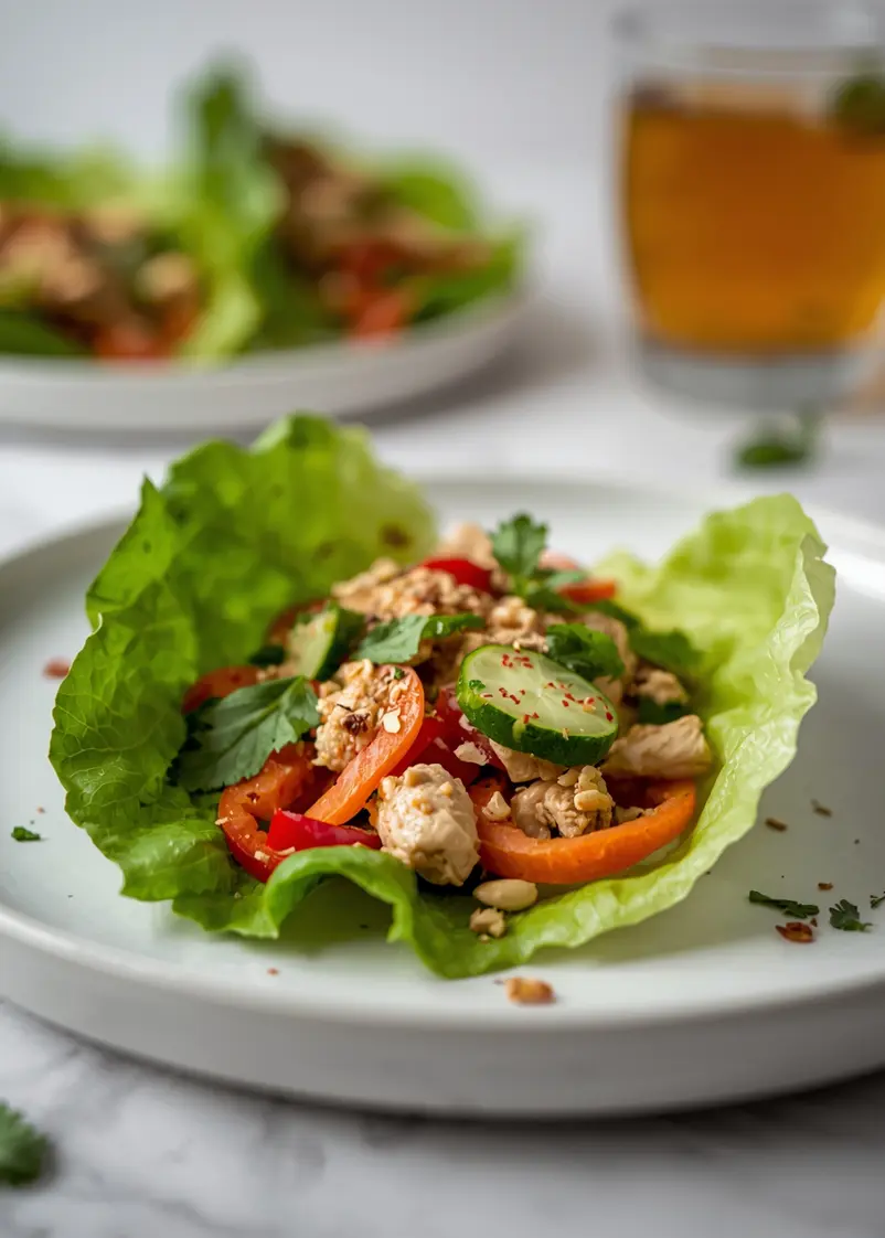 stunning chicken lettuce wraps summer ready to serve