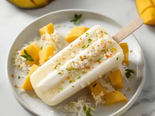 stunning coconut lime popsicles