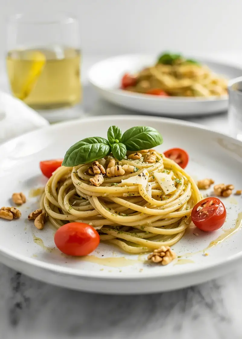 stunning cold pesto pasta summer ready to serve