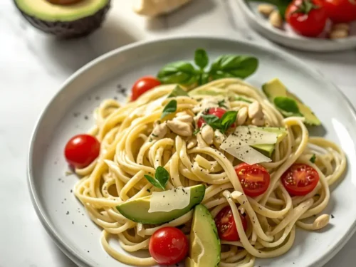 stunning creamy avocado pasta summer