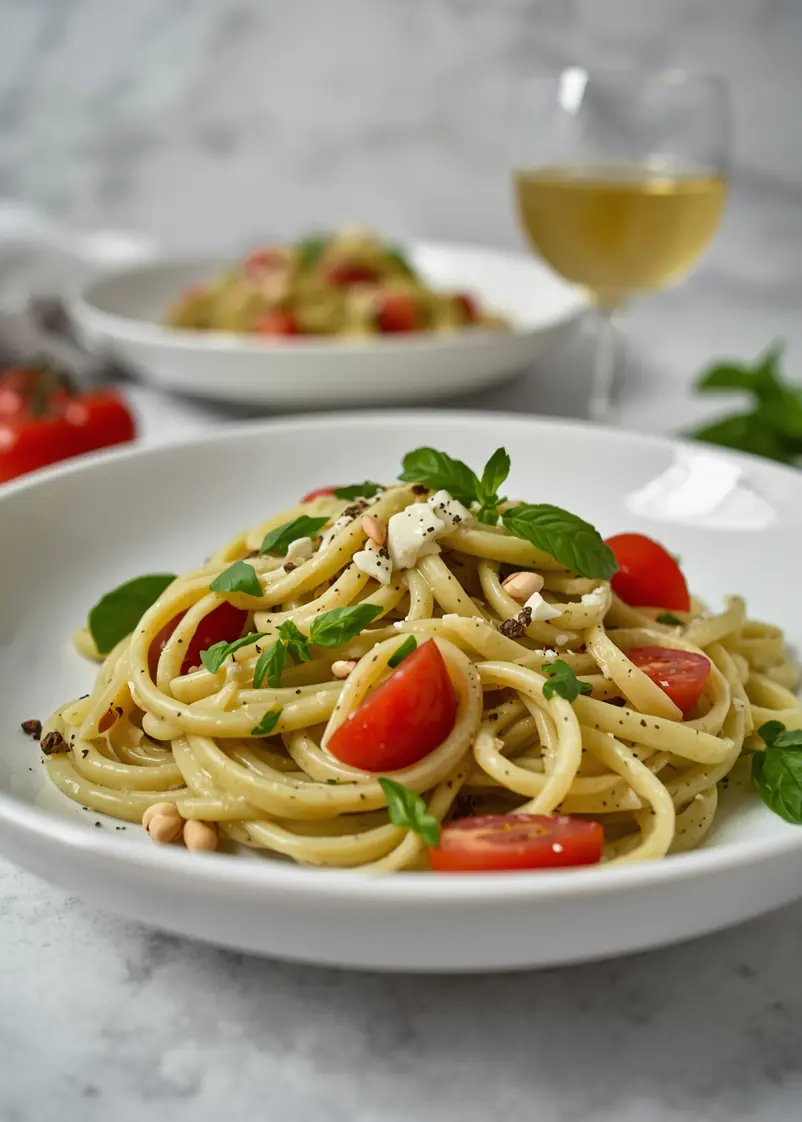 stunning creamy avocado pasta summer ready to serve