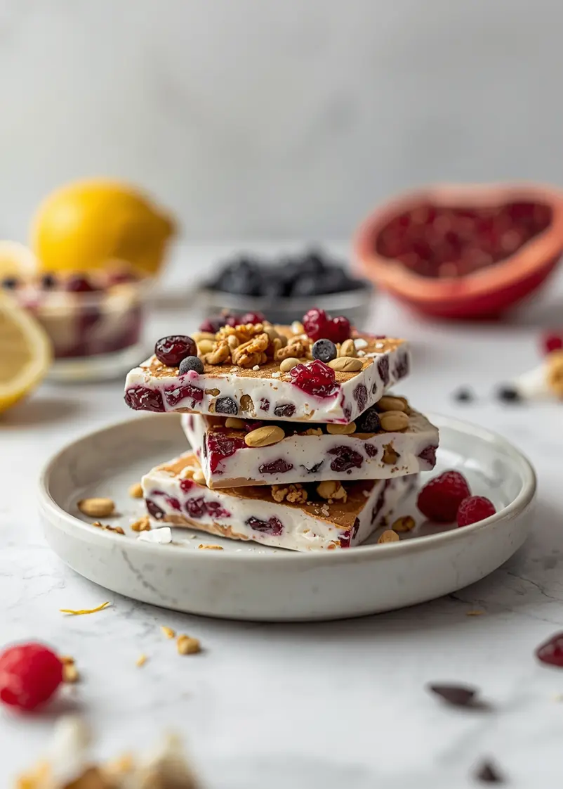 stunning frozen yogurt bark elegant ready to serve