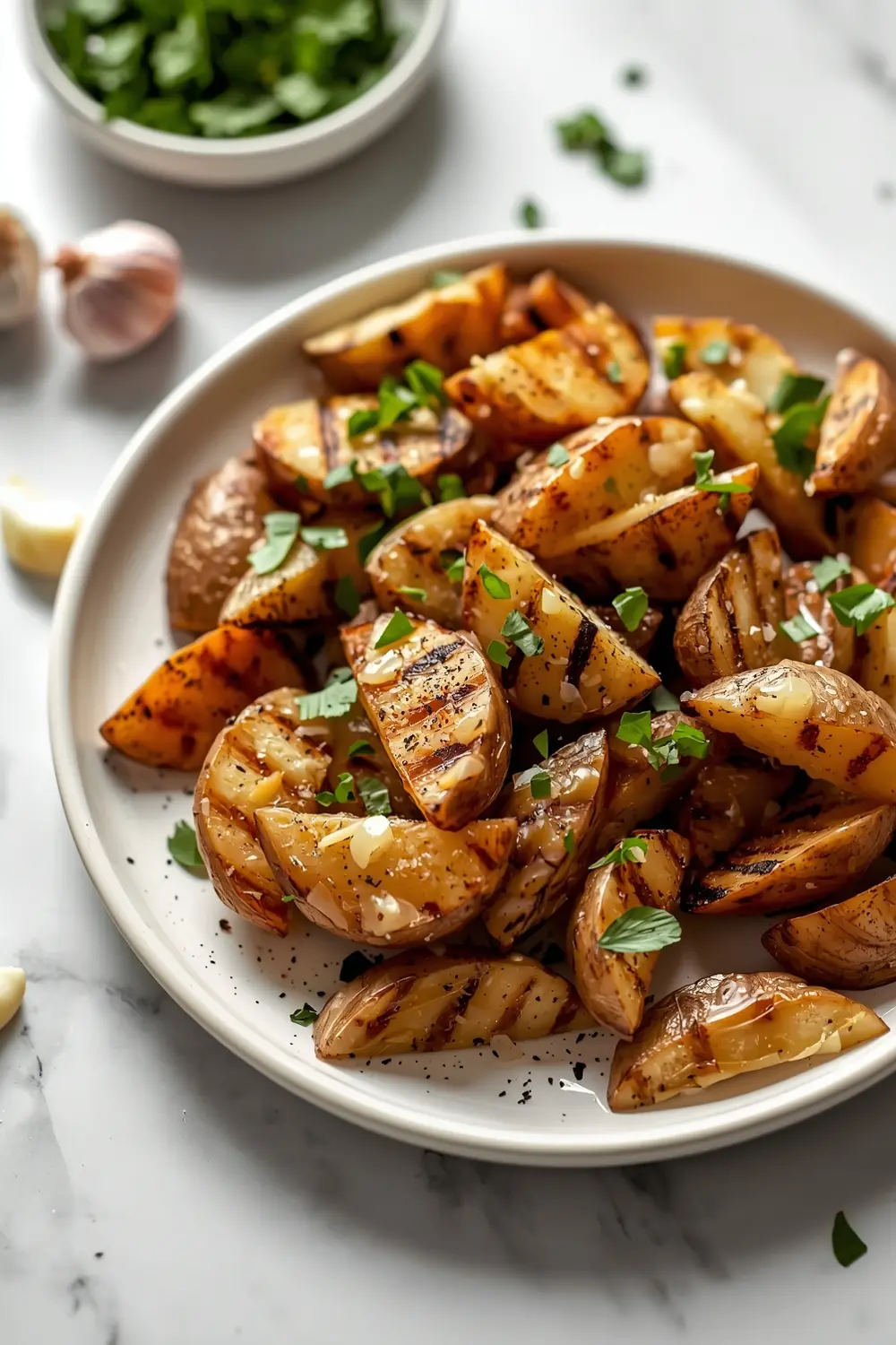 stunning grilled potato wedges summer
