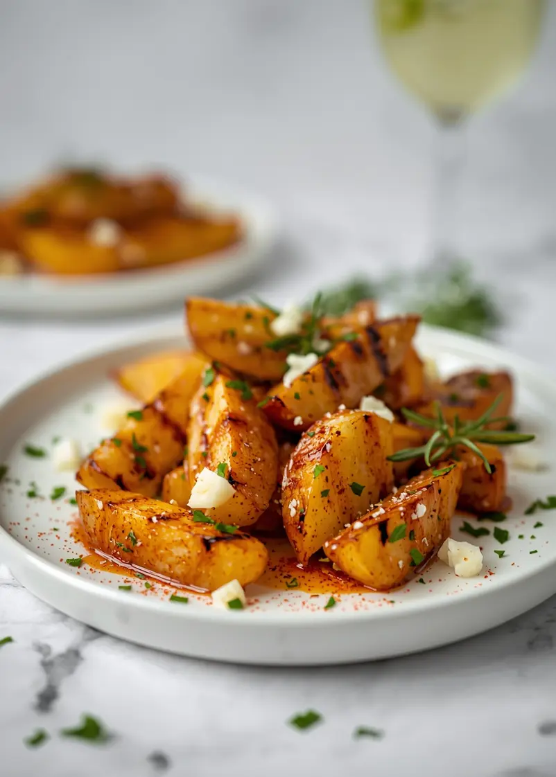 stunning grilled potato wedges summer ready to serve