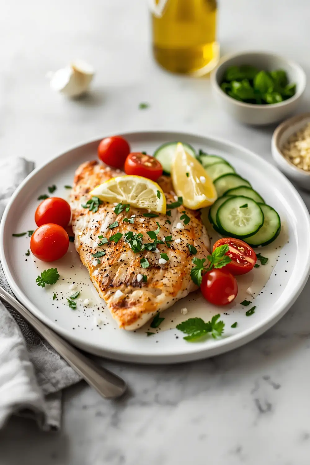 stunning grilled tilapia summer
