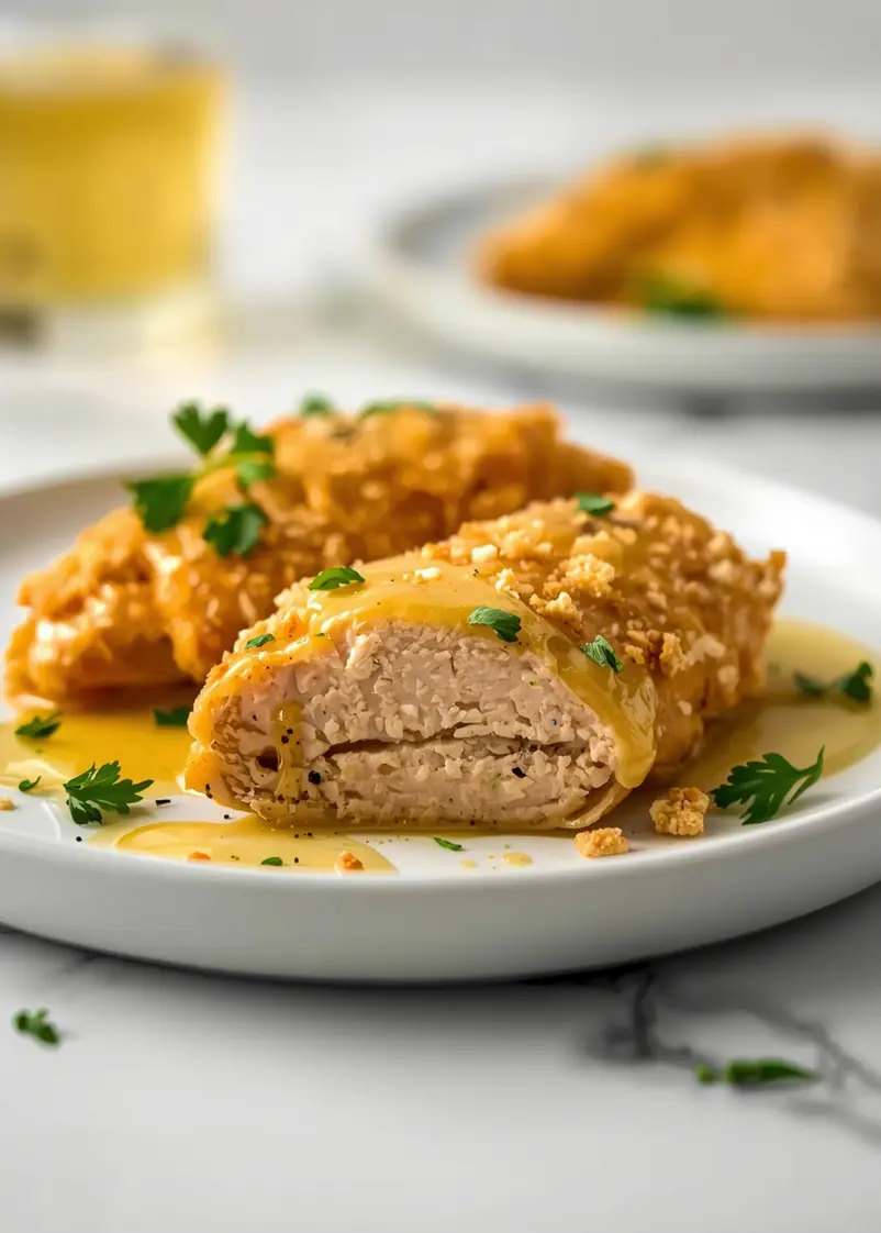stunning honey mustard baked chicken ready to serve