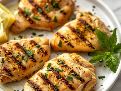 stunning lemon herb grilled chicken