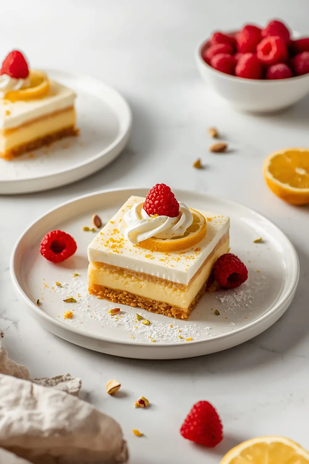 stunning no bake lemon icebox cake