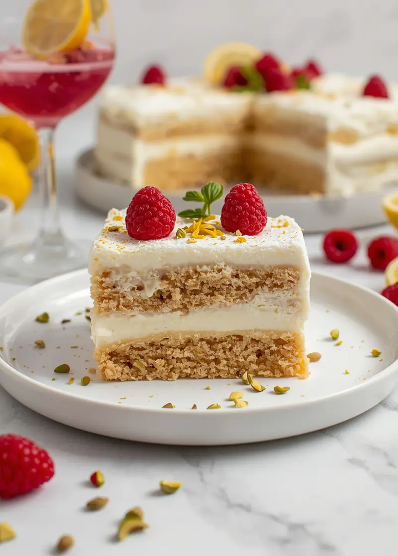 stunning no bake lemon icebox cake ready to serve