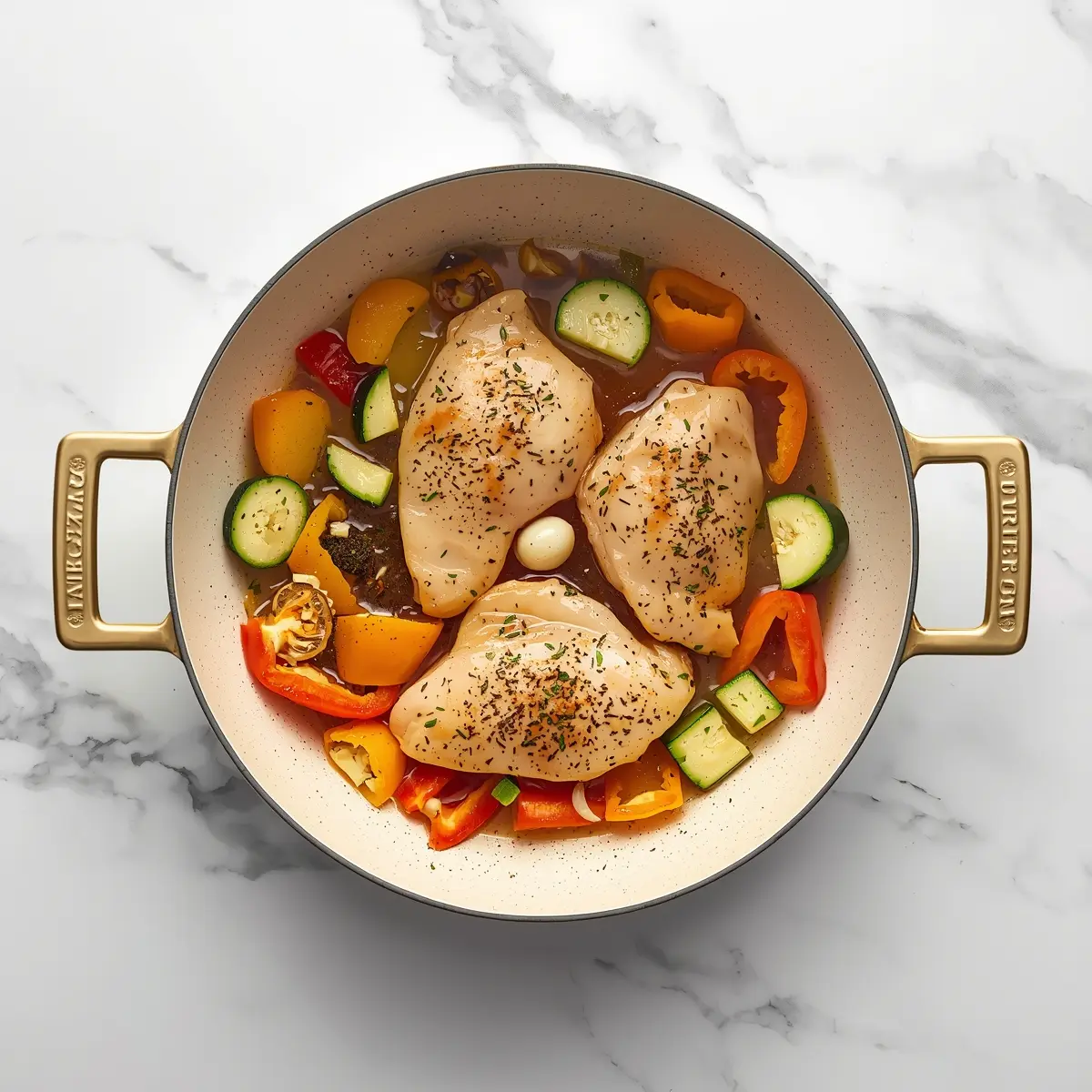 Cooking instructions for stunning sheet pan chicken summer