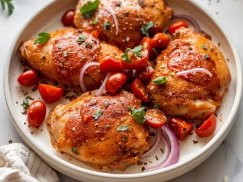 stunning sheet pan harissa chicken weeknight