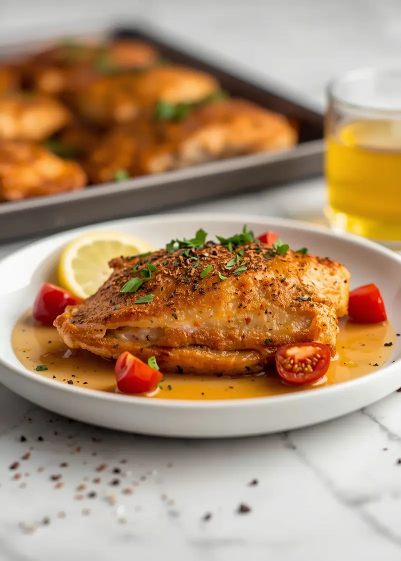 stunning sheet pan harissa chicken weeknight ready to serve
