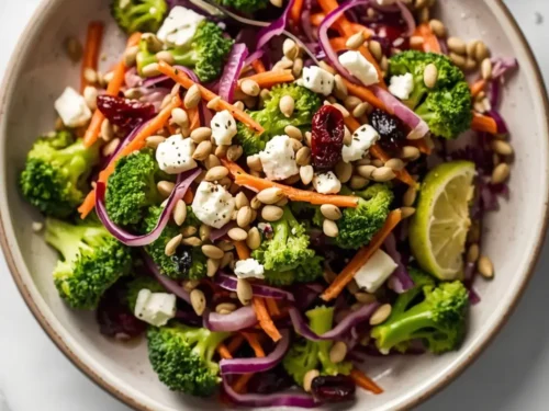 stunning summer broccoli slaw