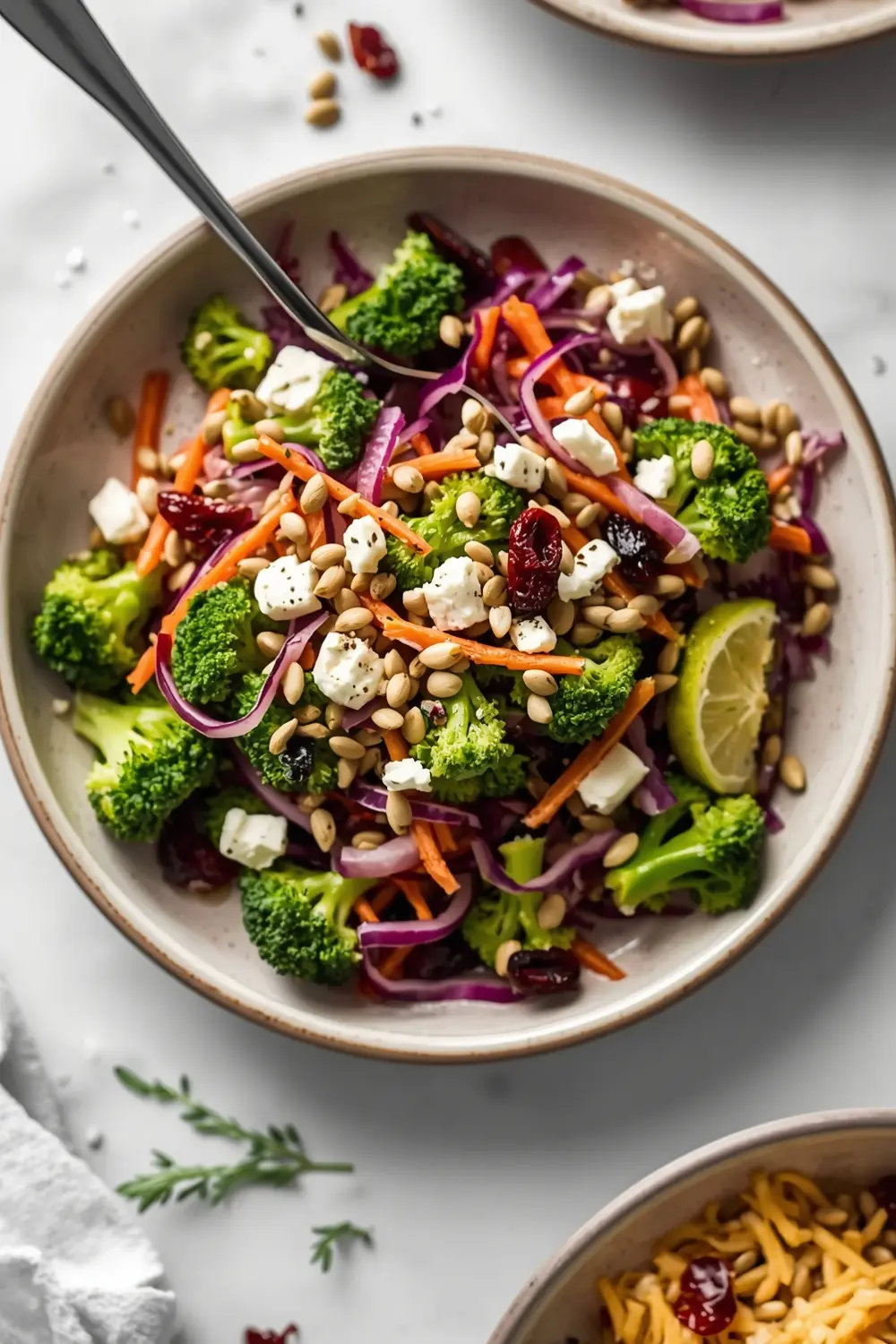 stunning summer broccoli slaw