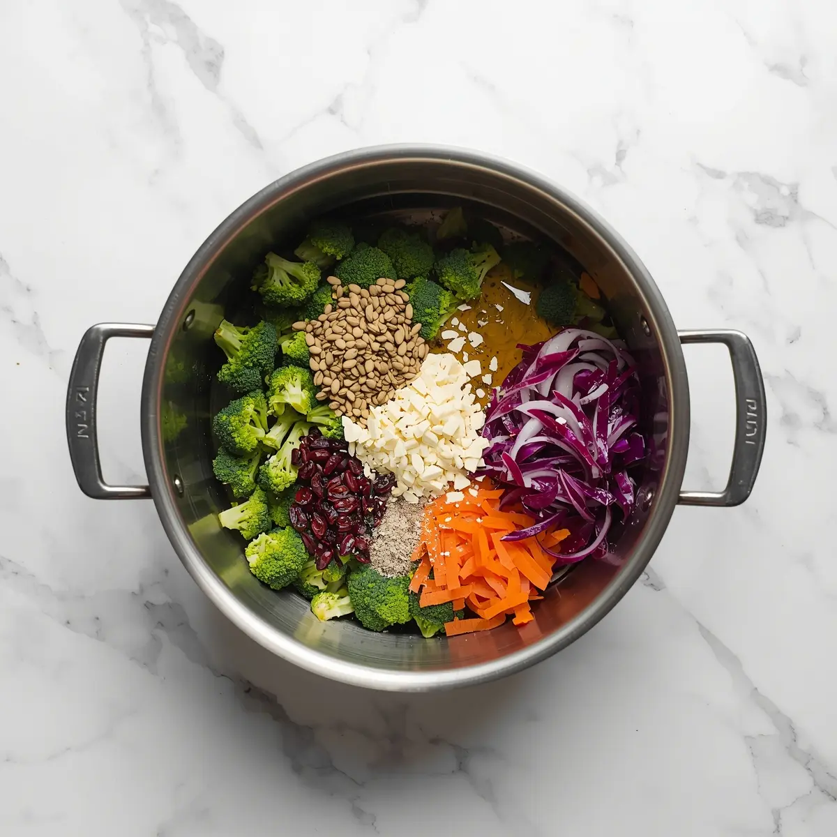 Cooking instructions for stunning summer broccoli slaw