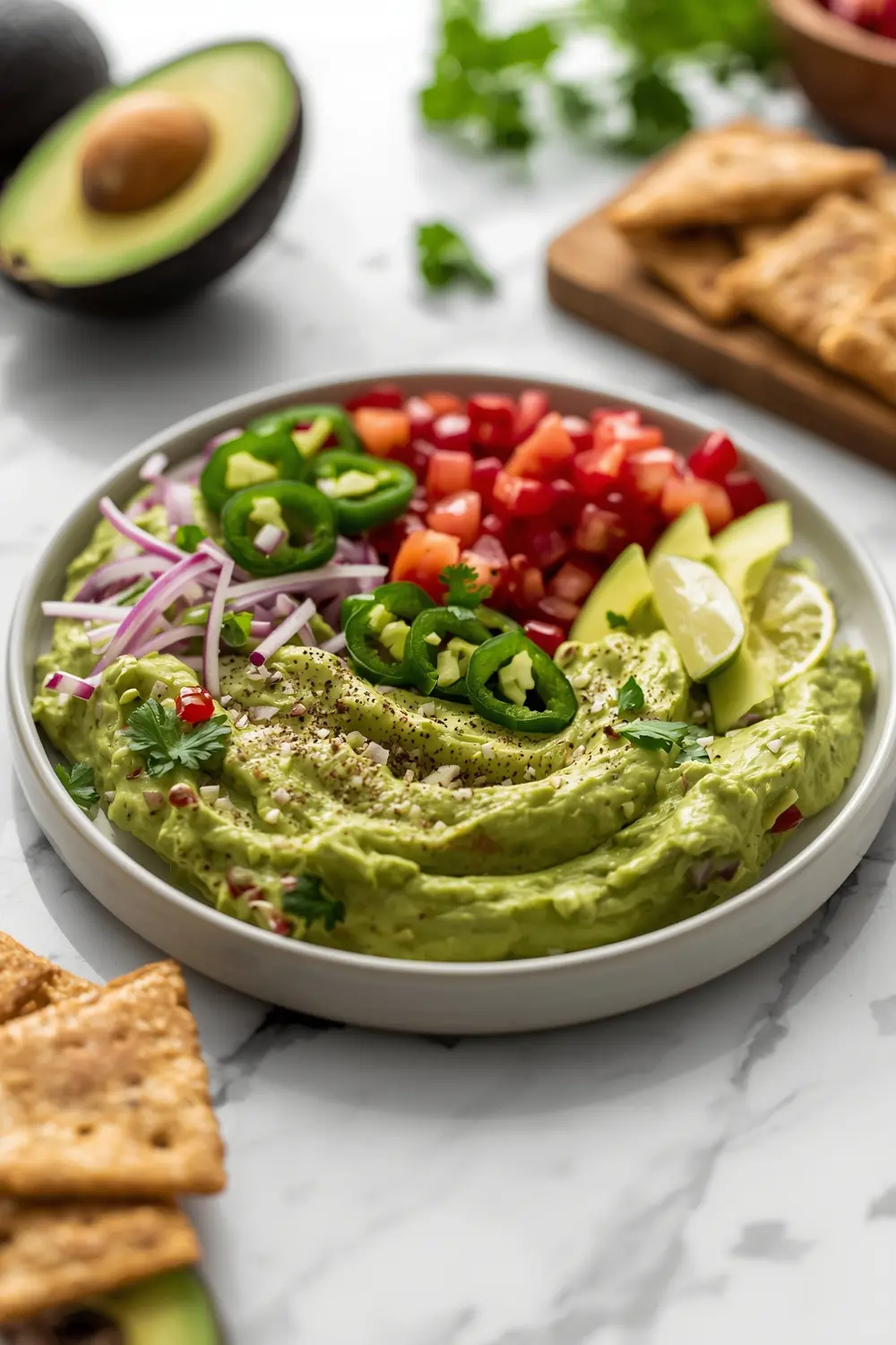 stunning summer guacamole