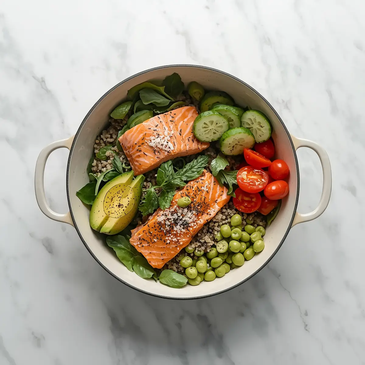 Cooking instructions for stunning summer salmon bowl elegant