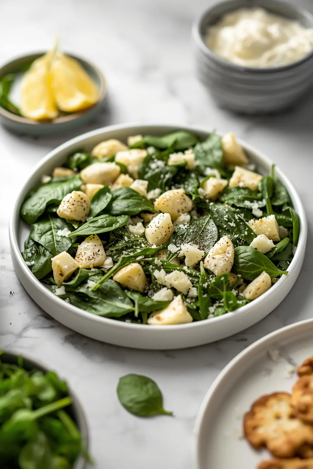 stunning summer spinach artichoke dip