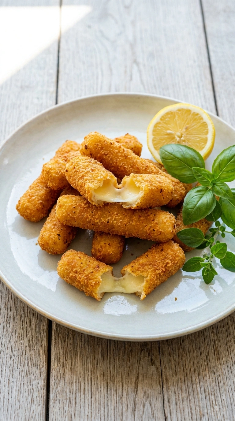 Best Mozzarella Sticks Homemade Stretchy | 25-Min Stunning Party Appetizer