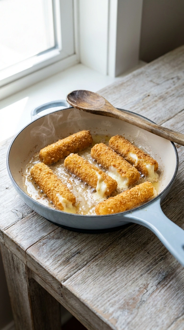 Cooking instructions for best crispy mozzarella sticks