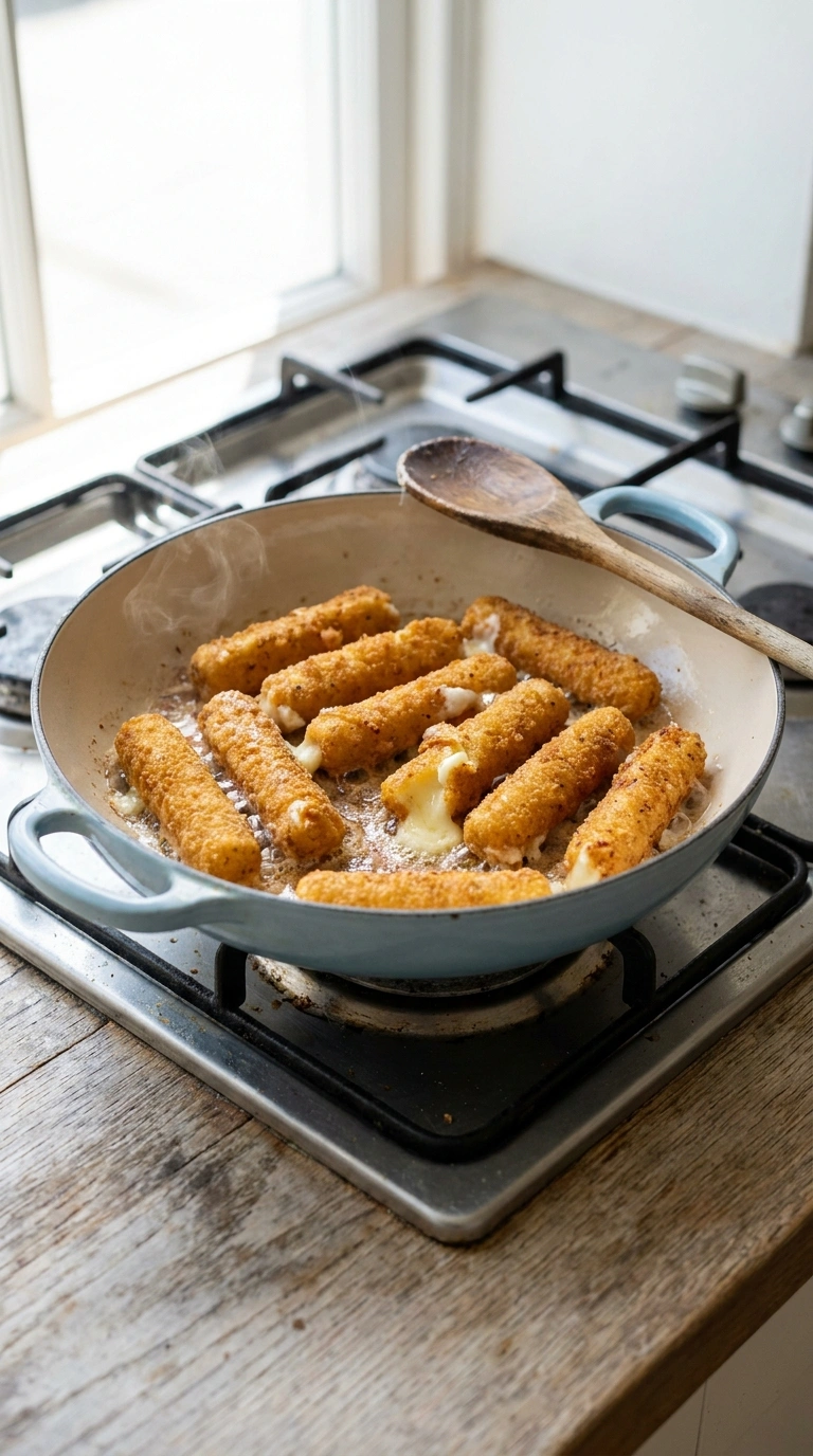 Cooking instructions for best stuffed mozzarella sticks