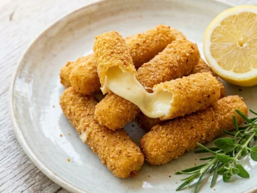 Best Garlic Parmesan Mozzarella Sticks | 30-Min Elegant Party Appetizer