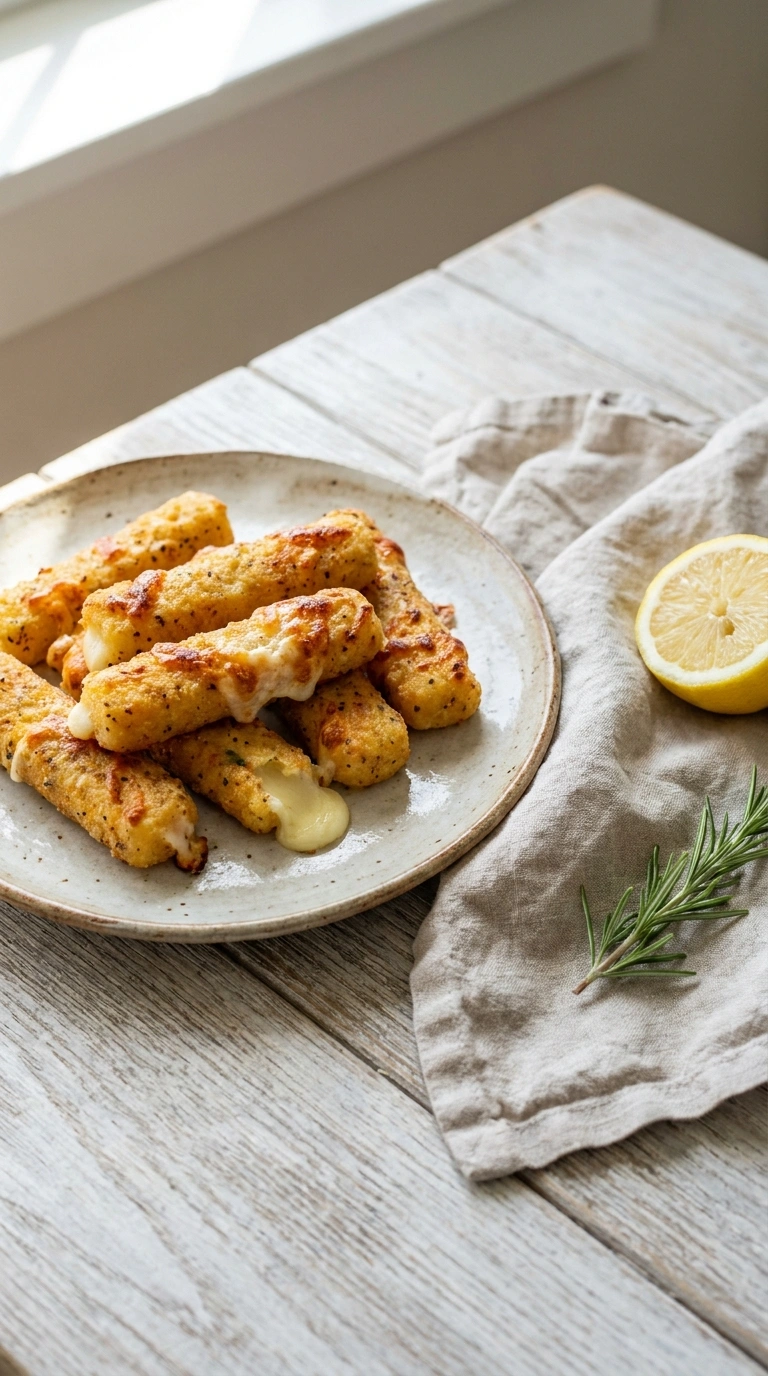 best baked mozzarella sticks ready to serve