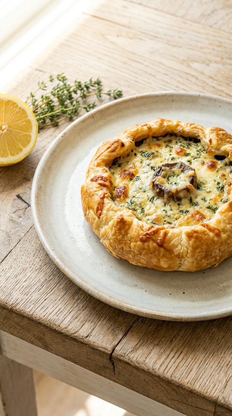 Creamy Garlic Stuffed Mushrooms | 32-Min Elegant Party Appetizer