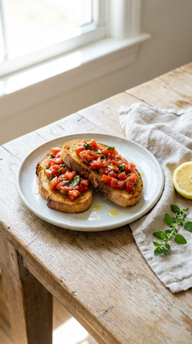 best bruschetta ready to serve