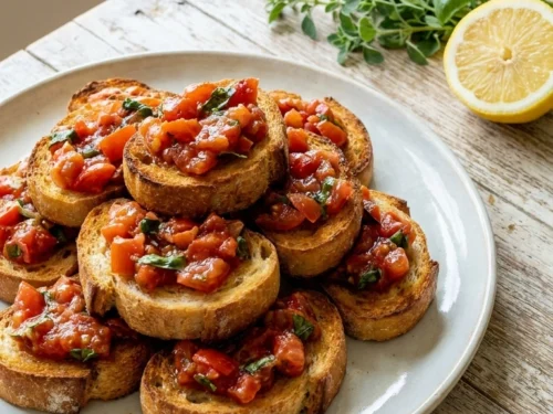 Best Heirloom Tomato Bruschetta | 20-Min Stunning Italian Appetizer