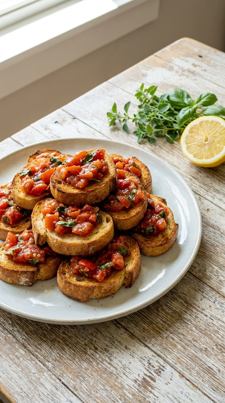 Best Heirloom Tomato Bruschetta | 20-Min Stunning Italian Appetizer
