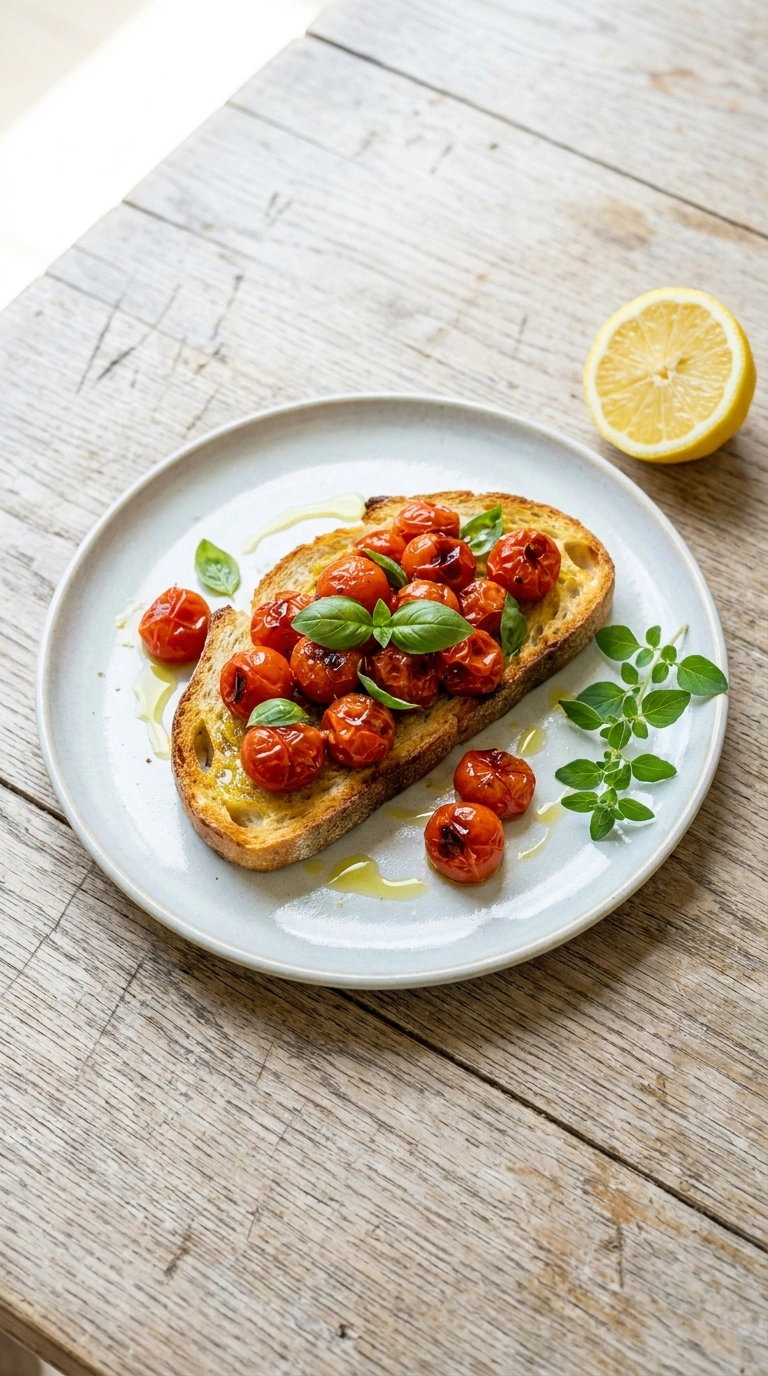 Best Roasted Tomato Bruschetta | 35-Min Elegant Italian Appetizer
