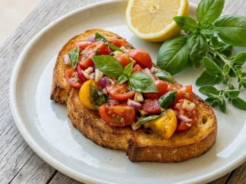 Best Garlic Basil Bruschetta | 20-Min Elegant Italian Party Appetizer