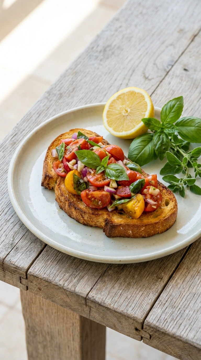 Best Garlic Basil Bruschetta | 20-Min Elegant Italian Party Appetizer