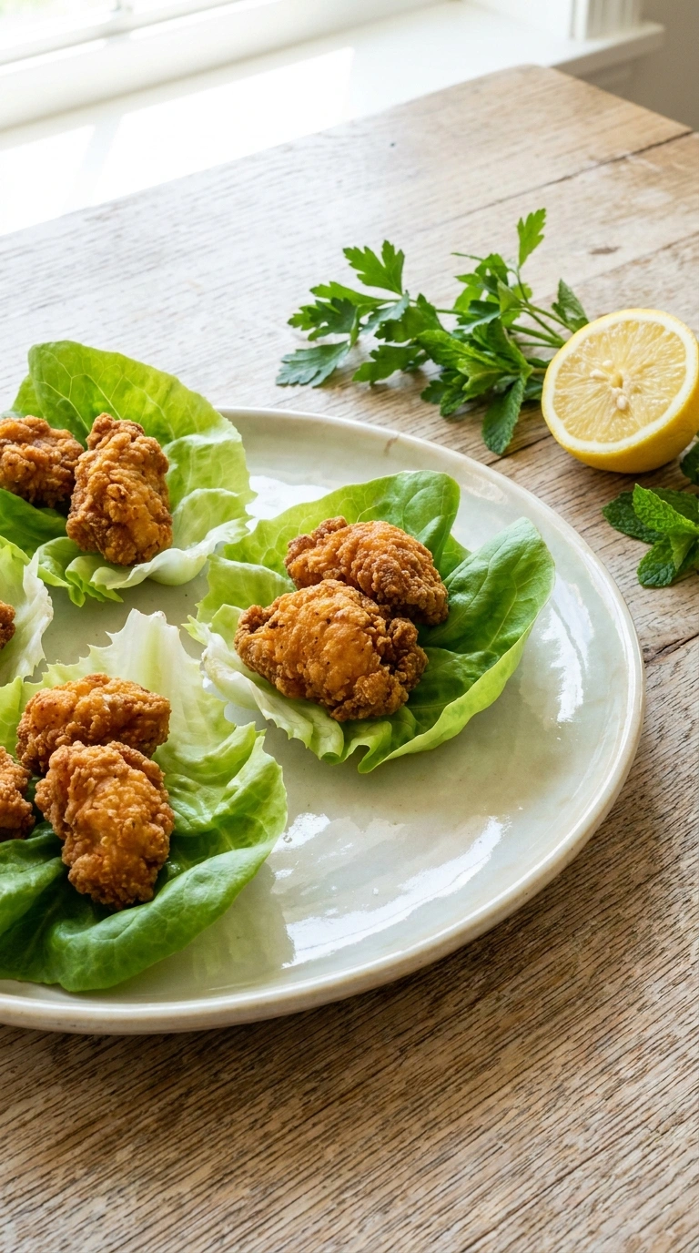 Crispy Chicken Lettuce Wraps | 32-Min Stunning Asian Party Appetizer