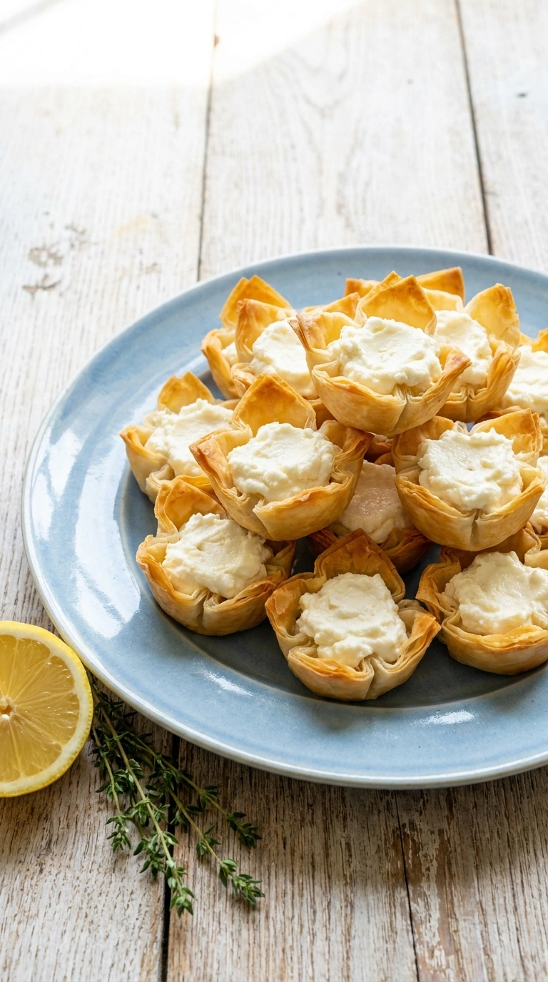 Crispy Baked Phyllo Cups | 30-Min Elegant Party Appetizer