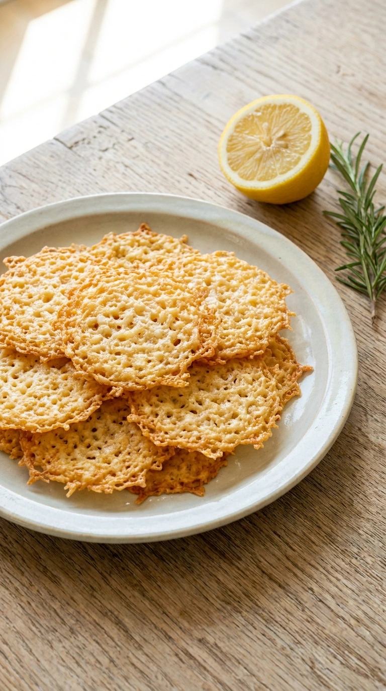 Crispy Parmesan Crisps | 15-Min Stunning Elegant Party Appetizer