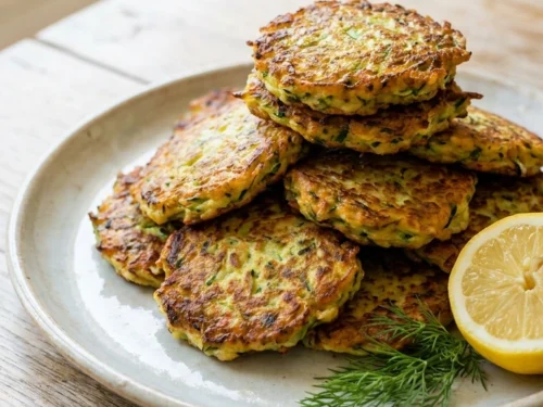 Crispy Zucchini Fritters | 30-Min Elegant Party Appetizer