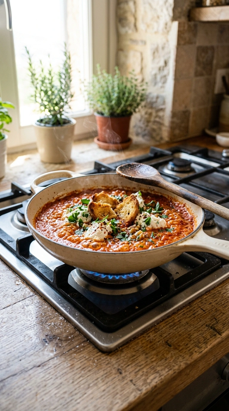 Cooking instructions for stunning roasted red pepper dip