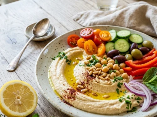 Stunning Hummus Board | 25-Min Elegant Mediterranean Party Appetizer