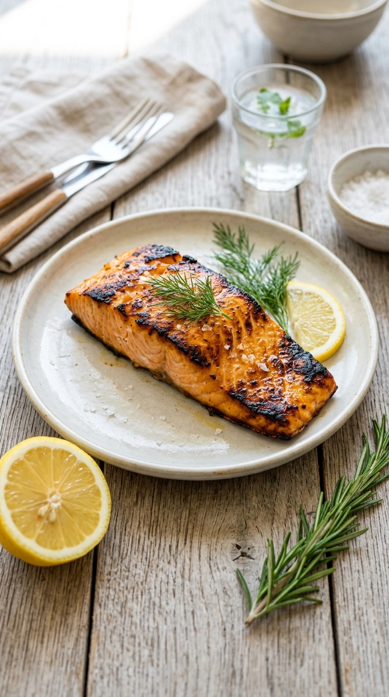 Smoky Lemon Garlic Grilled Salmon | 22-Min Stunning Labor Day Cookout