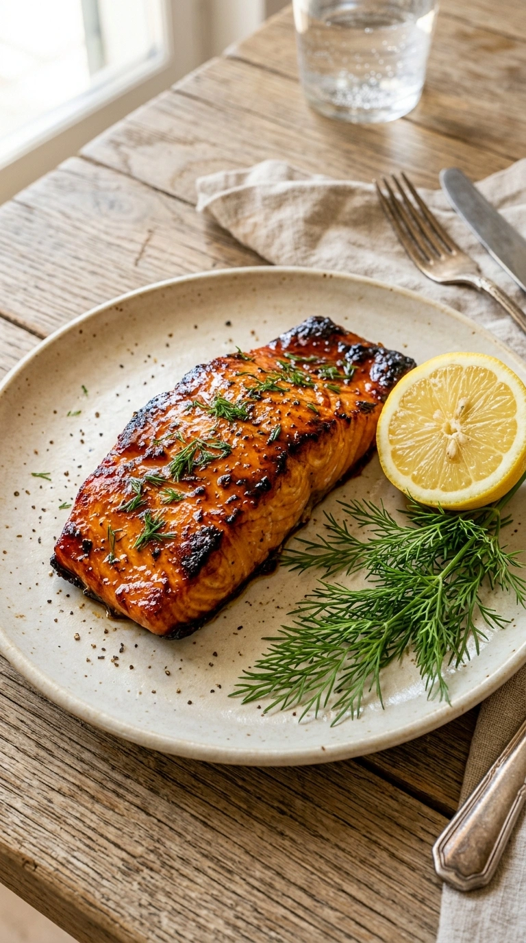 Smoky Maple Glazed Grilled Salmon | 27-Min Stunning Labor Day Cookout