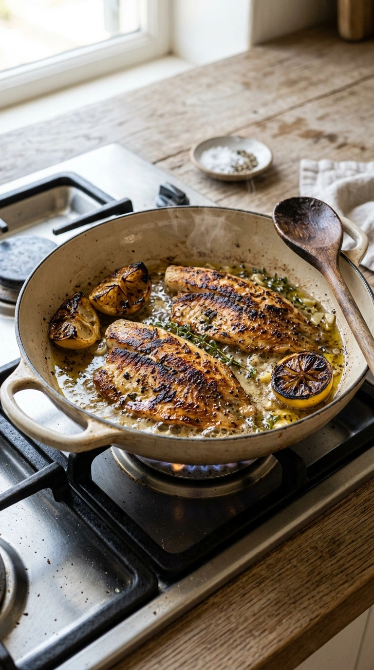 Cooking instructions for smoky lemon grilled tilapia