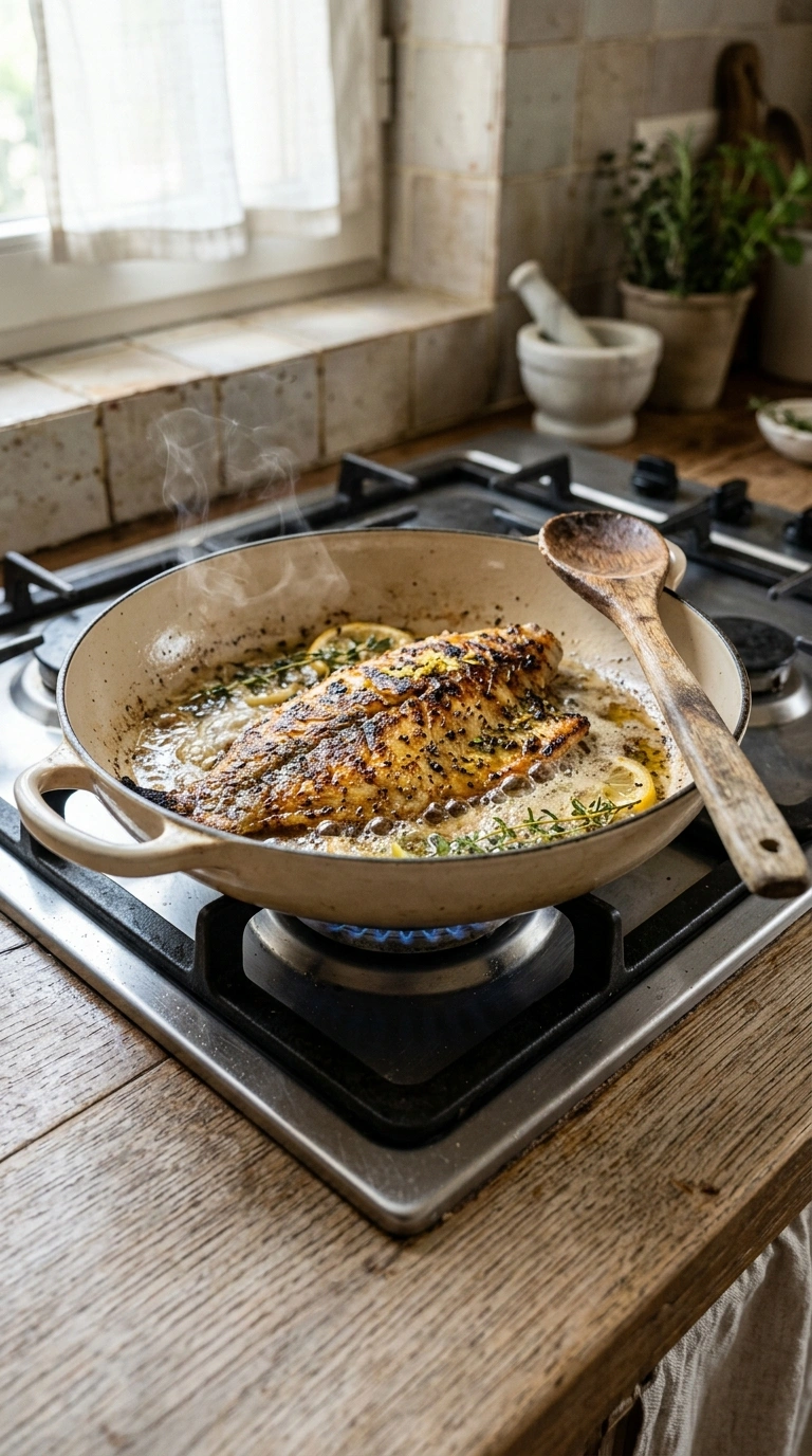 Cooking instructions for smoky grilled tilapia