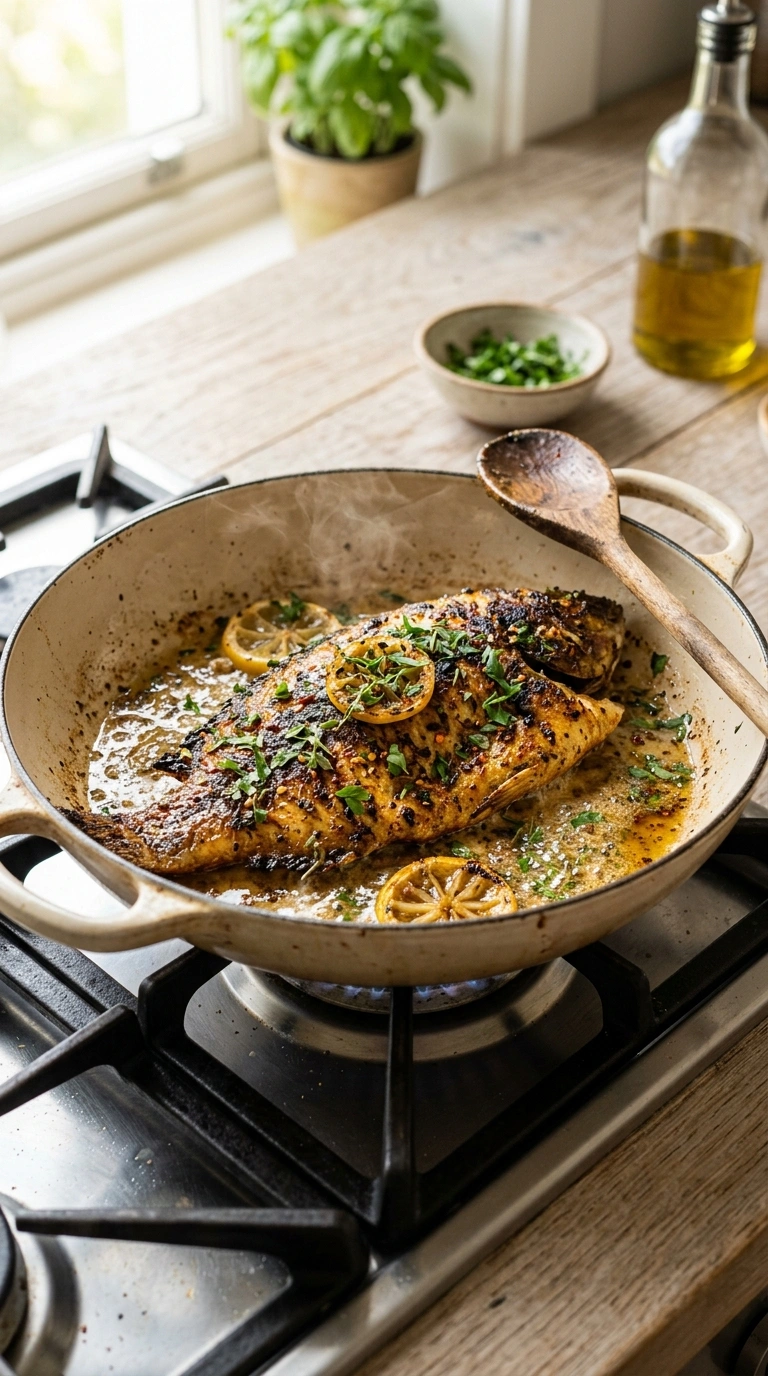 Cooking instructions for smoky garlic grilled tilapia