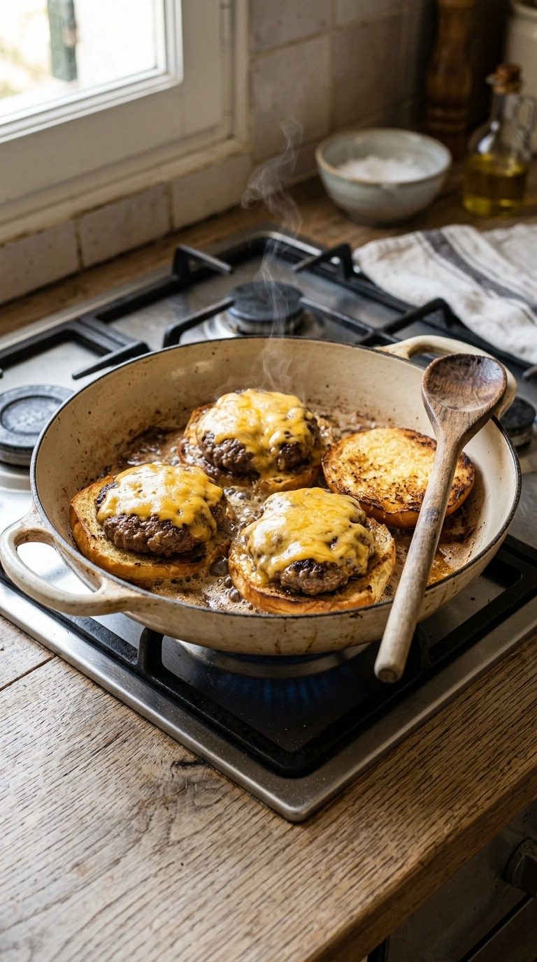 Cooking instructions for juicy homemade grilled burgers